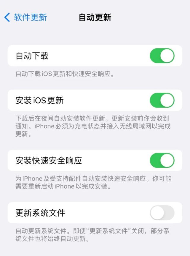 霍州苹果手机维修分享苹果快速安全响应更新有必要安装吗 